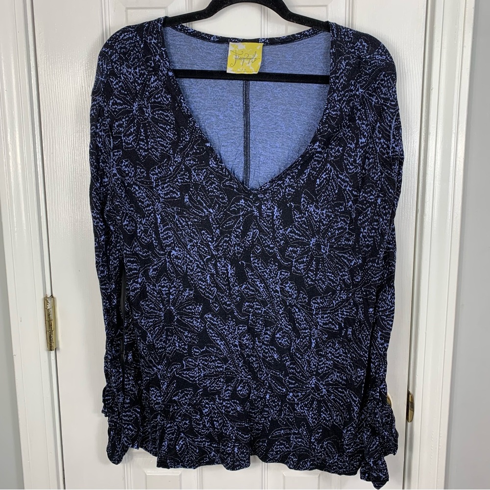 Free People Sahara Long Sleeve Top Size Medium